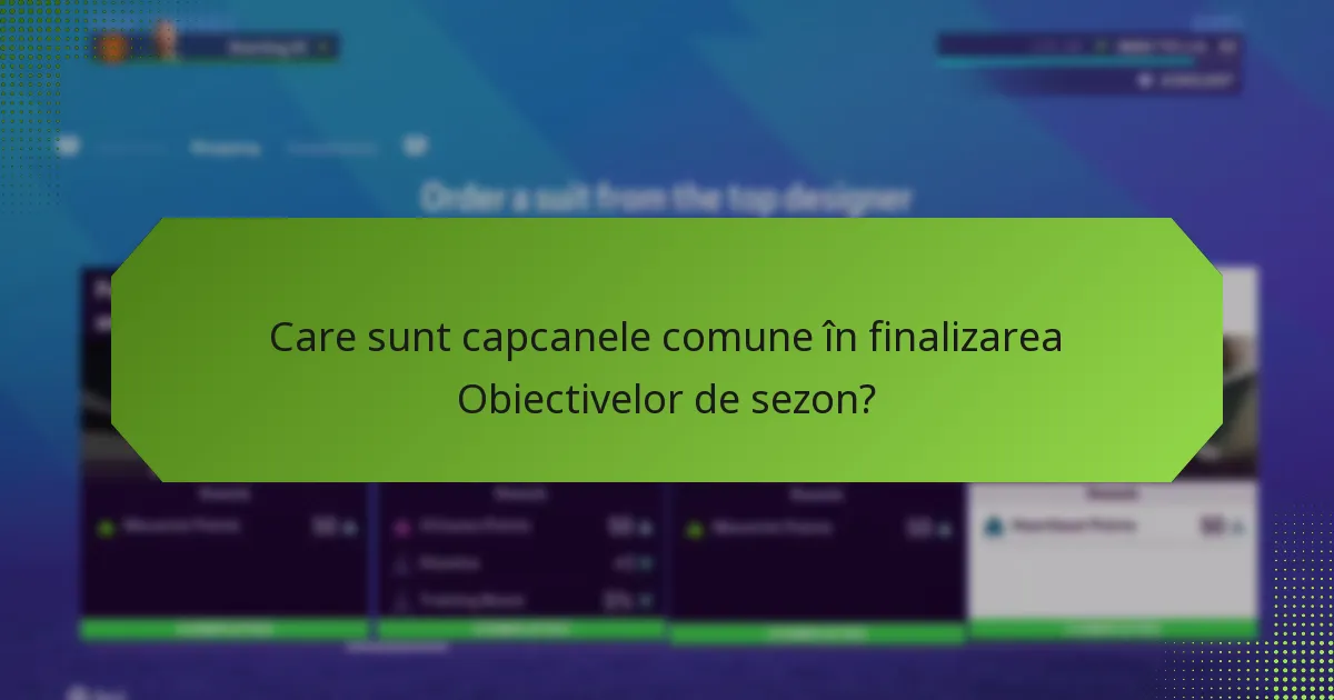 Ce recompense pot câștiga jucătorii din Obiectivele de sezon?