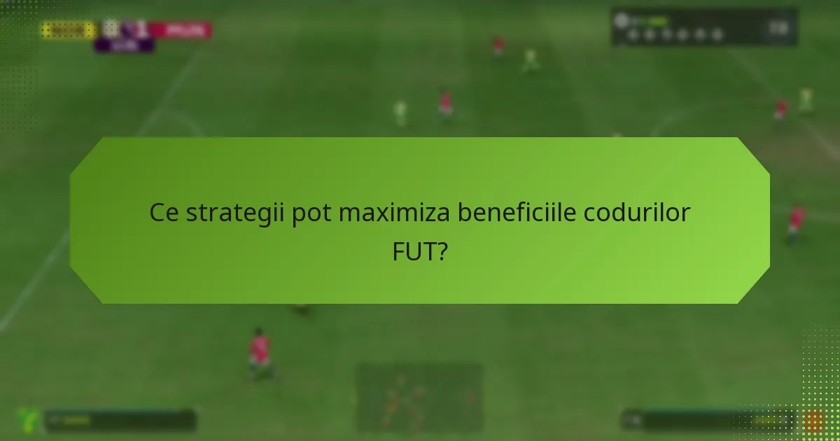 Care sunt beneficiile utilizării codurilor FUT?